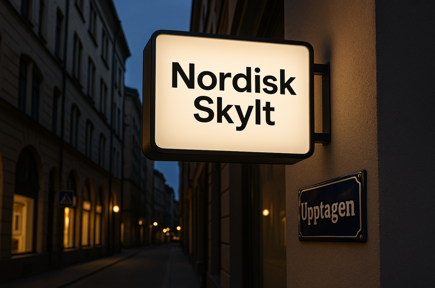 Nu hittar du ännu fler skyltlösningar – från emaljskyltar till ljuslådor