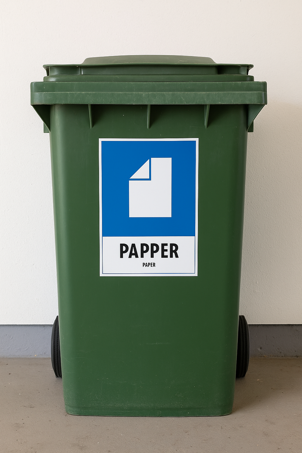 Återvinnings skyltar