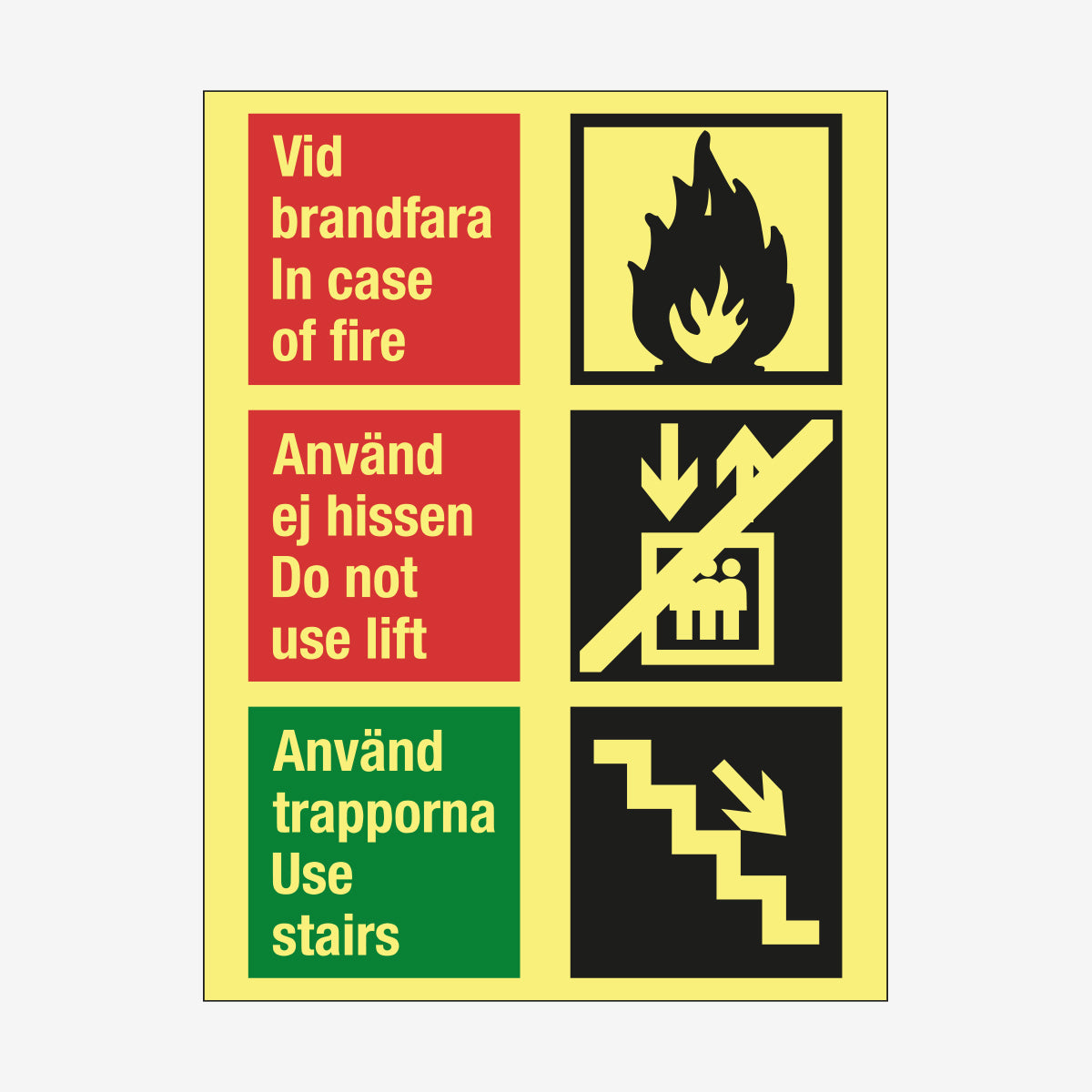 Hisskylt en Skylt från Nordisk skylt