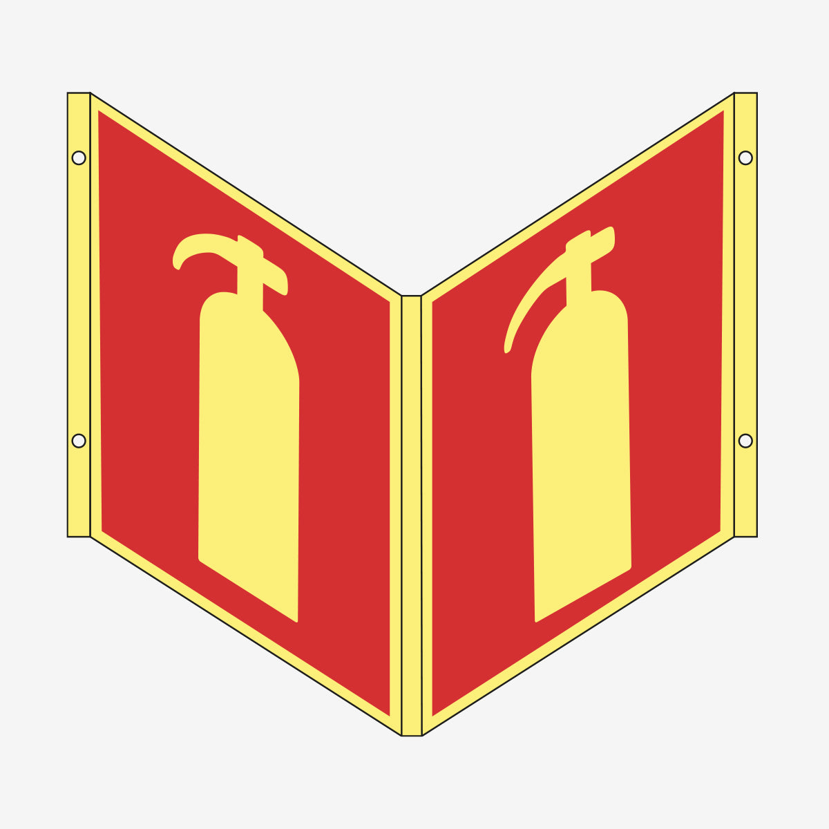 Handbrandsläckare en Skylt från Nordisk skylt