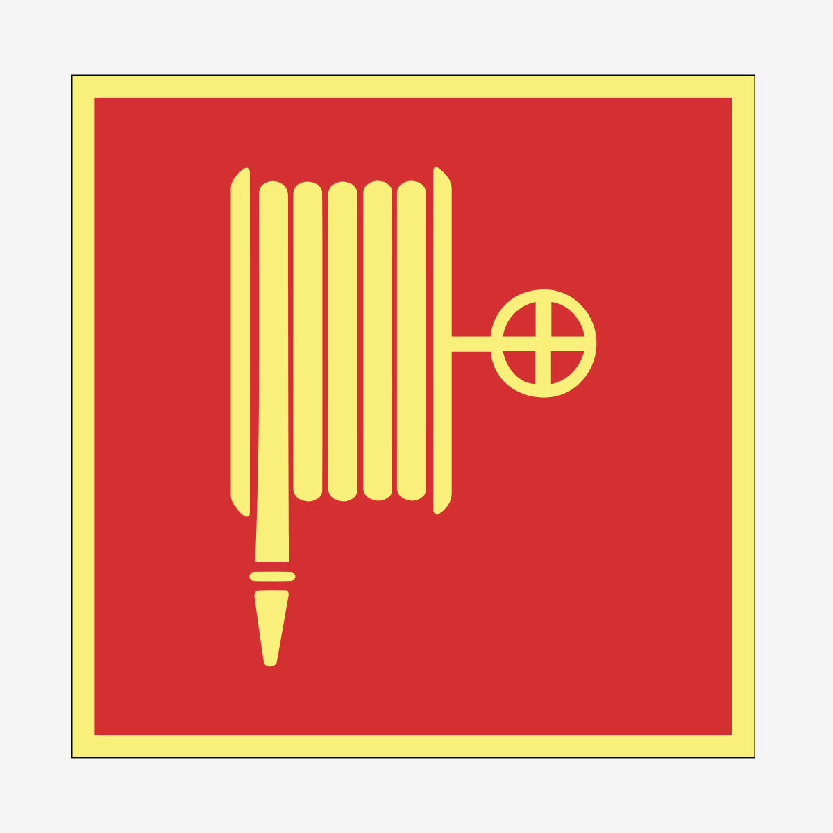 Inomhusbrandpost en Skylt från Nordisk skylt