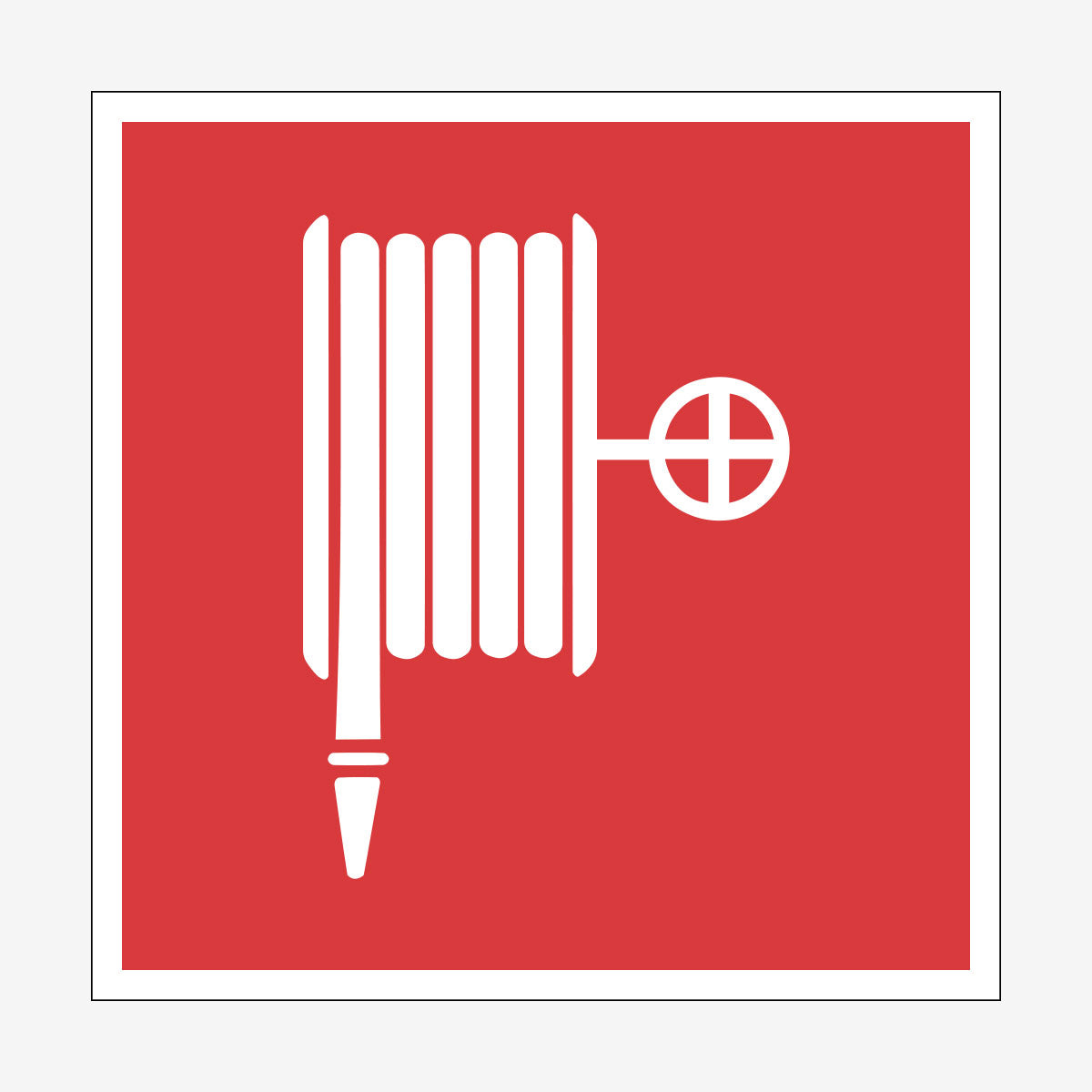 Inomhusbrandpost en Skylt från Nordisk skylt