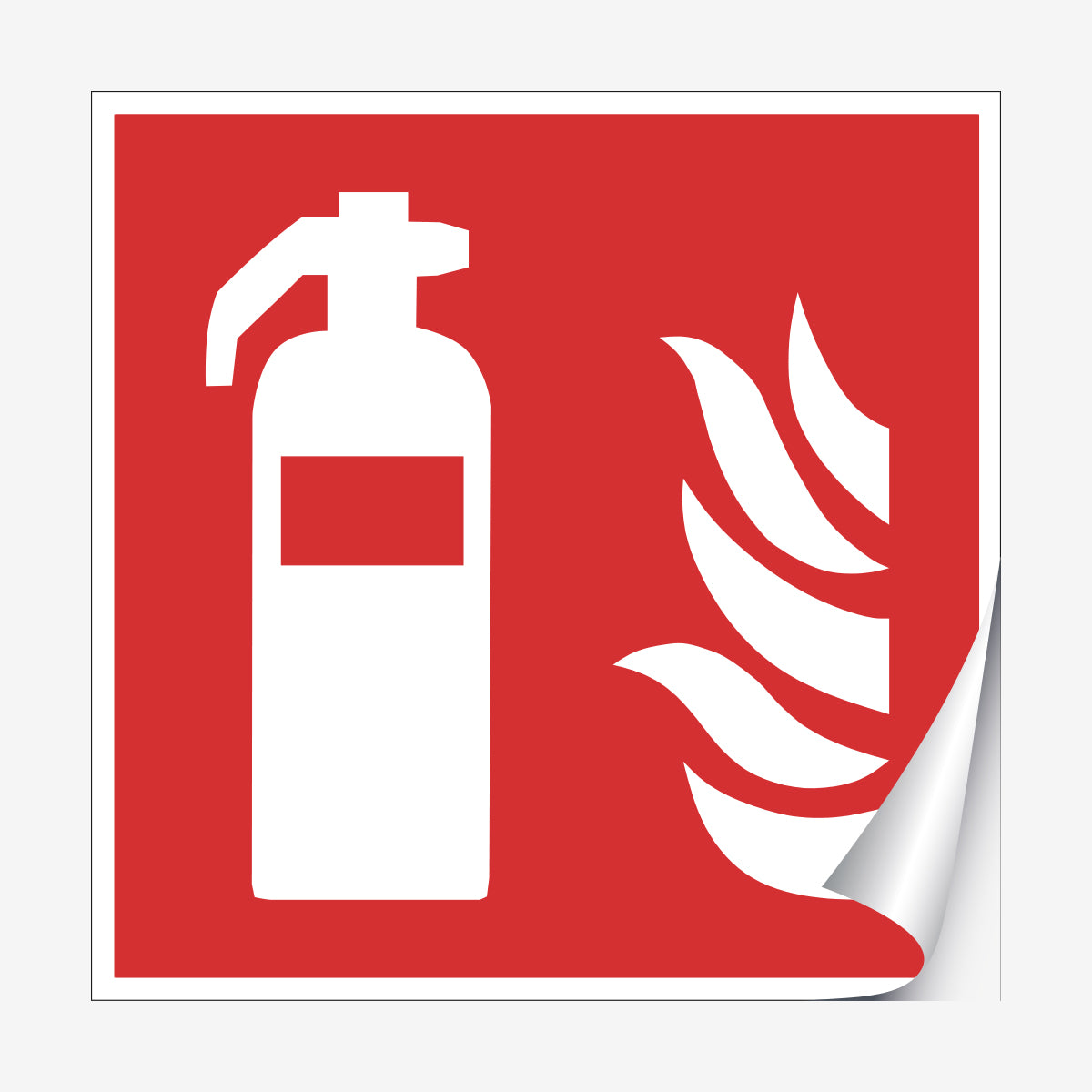 Handbrandsläckare ISO en Skylt från Nordisk skylt