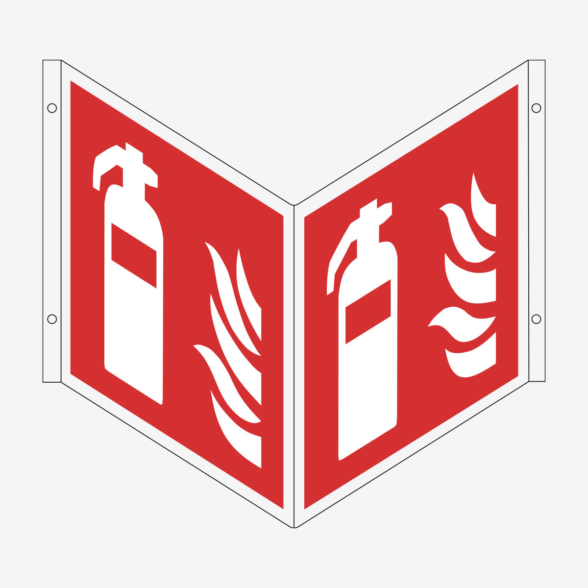 Handbrandsläckare ISO en Skylt från Nordisk skylt