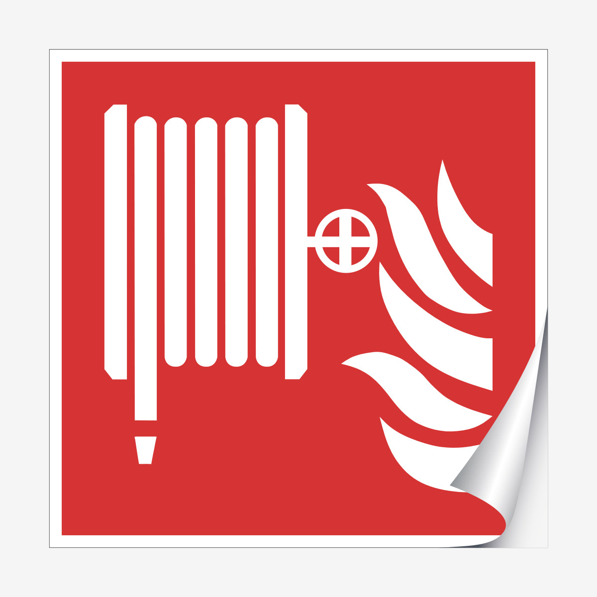 Inomhusbrandpost ISO en Skylt från Nordisk skylt