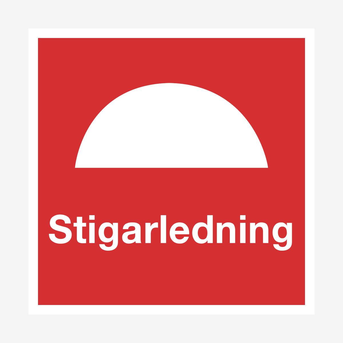 Stigarledning en Skylt från Nordisk skylt