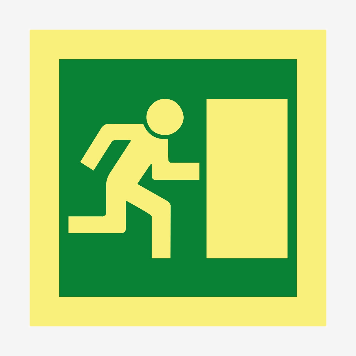 Nödut höger en Skylt från Nordisk skylt