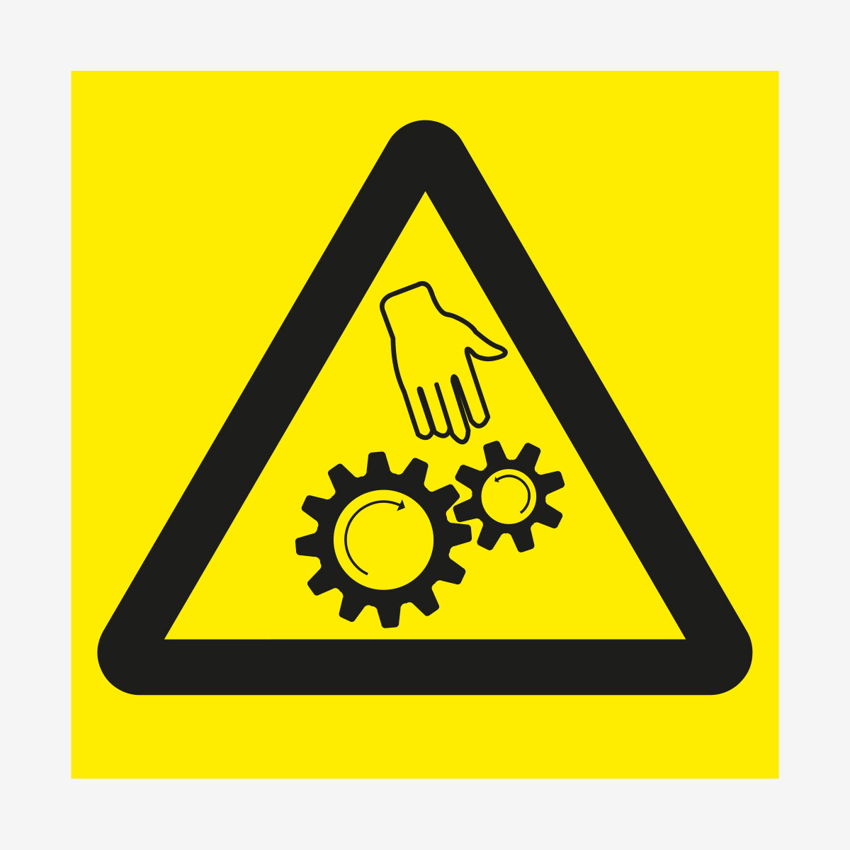 Klämrisk en Skylt från Nordisk skylt