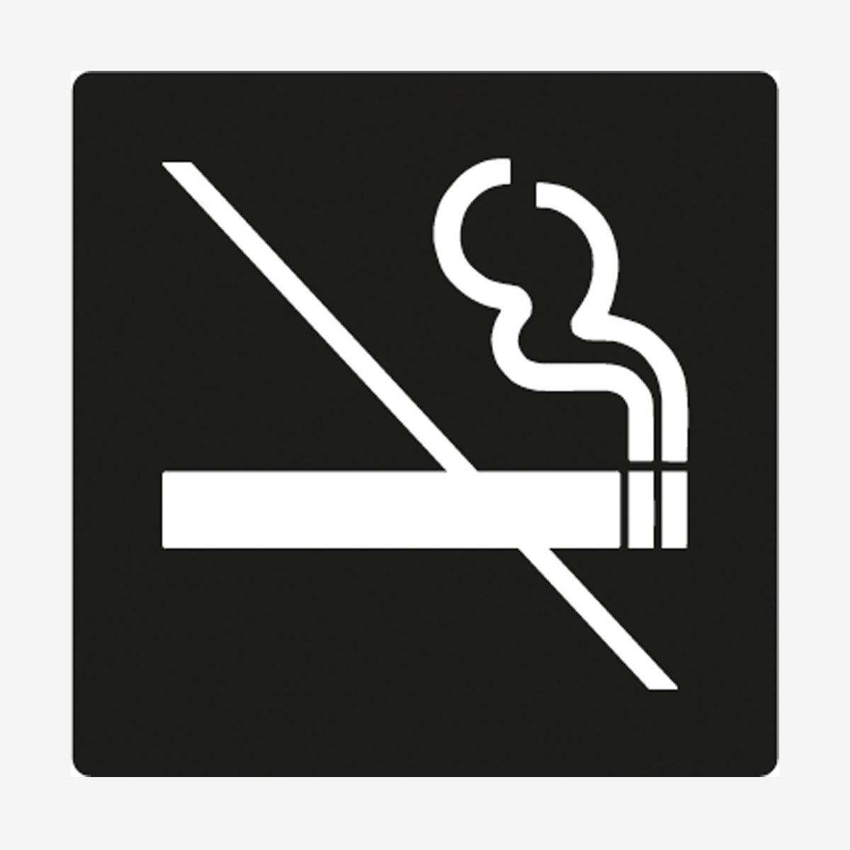 Rökning förbjuden en Skylt från Nordisk skylt