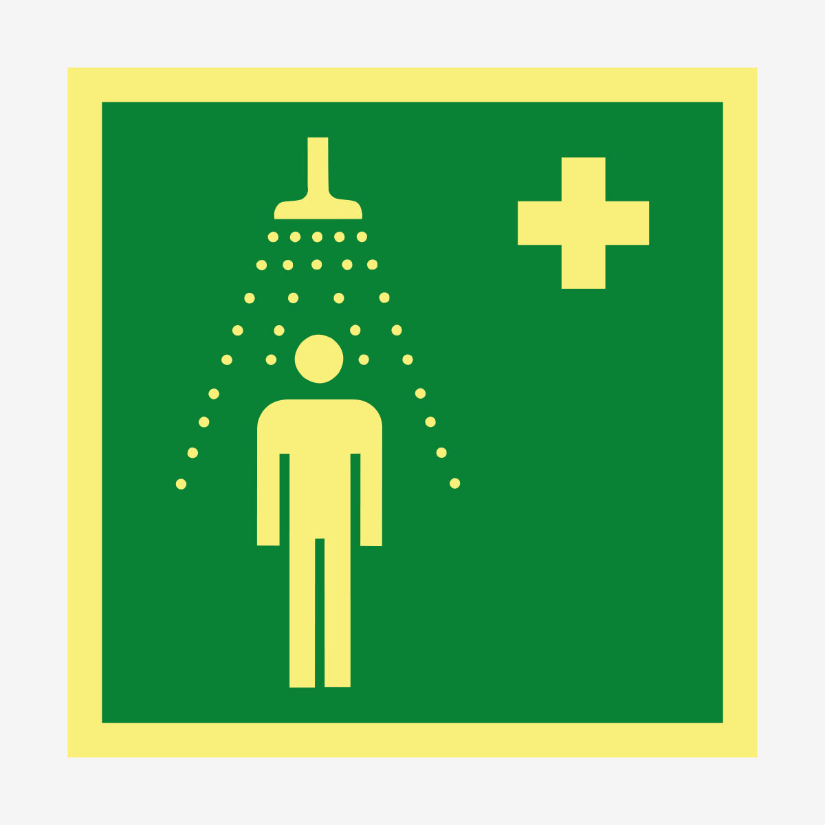 Nöddusch en Skylt från Nordisk skylt