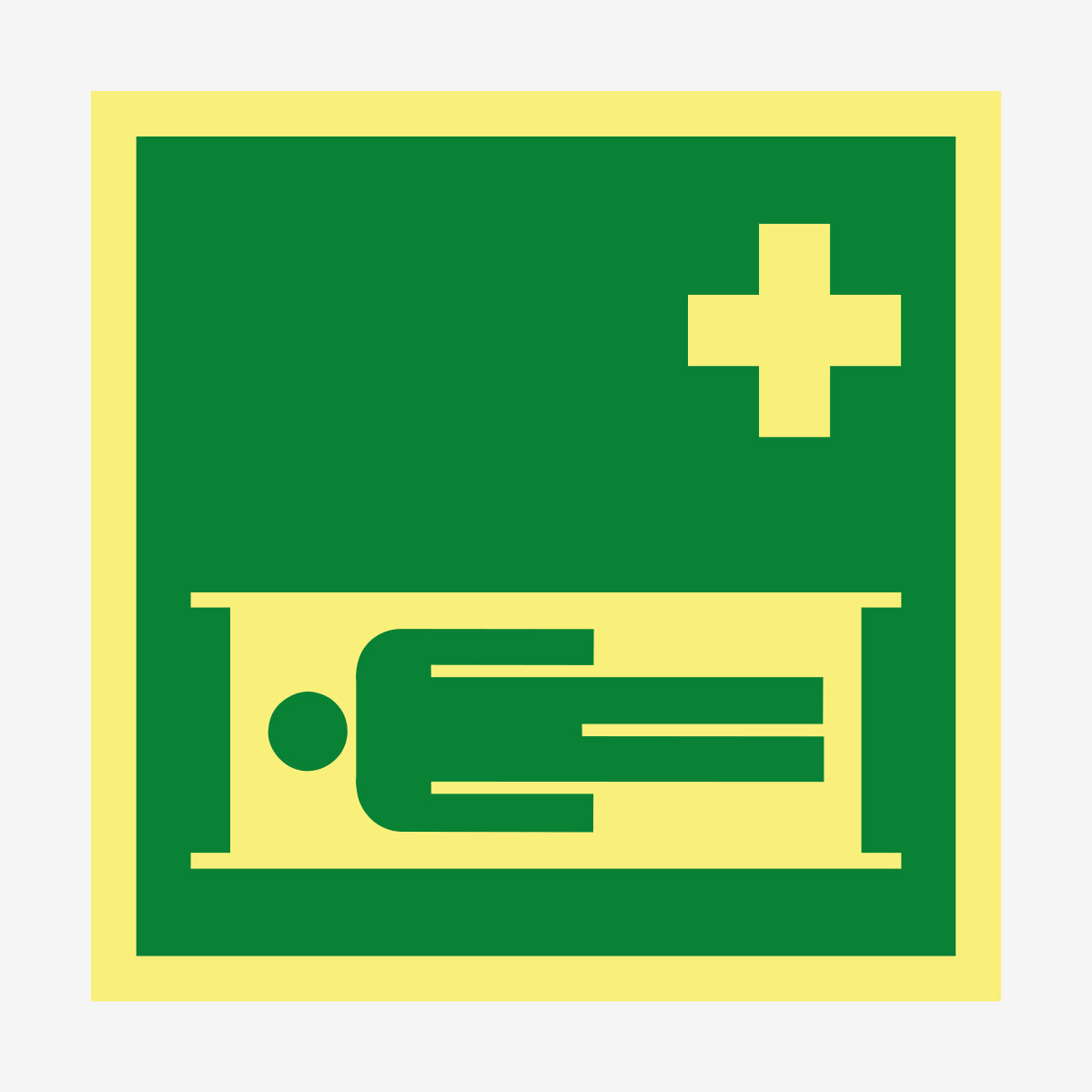 Sjukbår en Skylt från Nordisk skylt