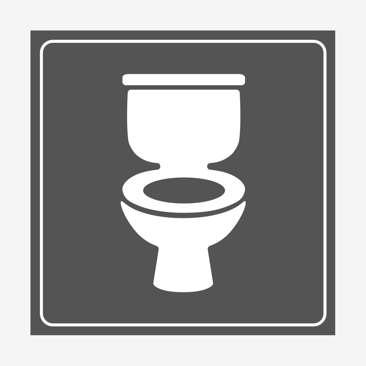 Toalett en Skylt från Nordisk skylt