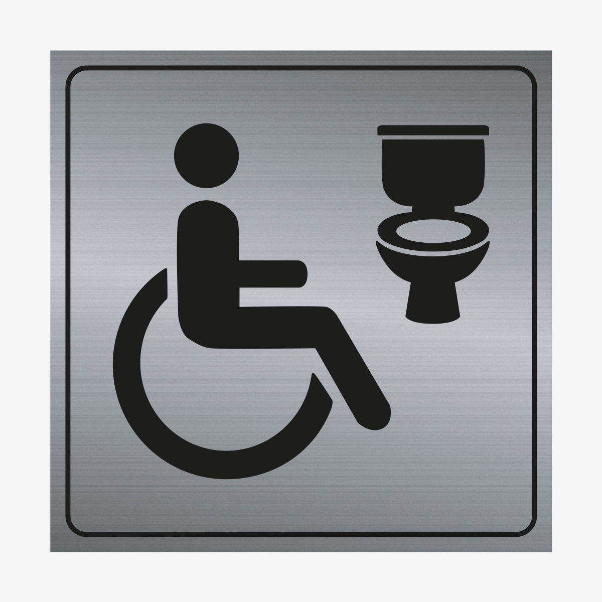 Handikapptoalett en Skylt från Nordisk skylt