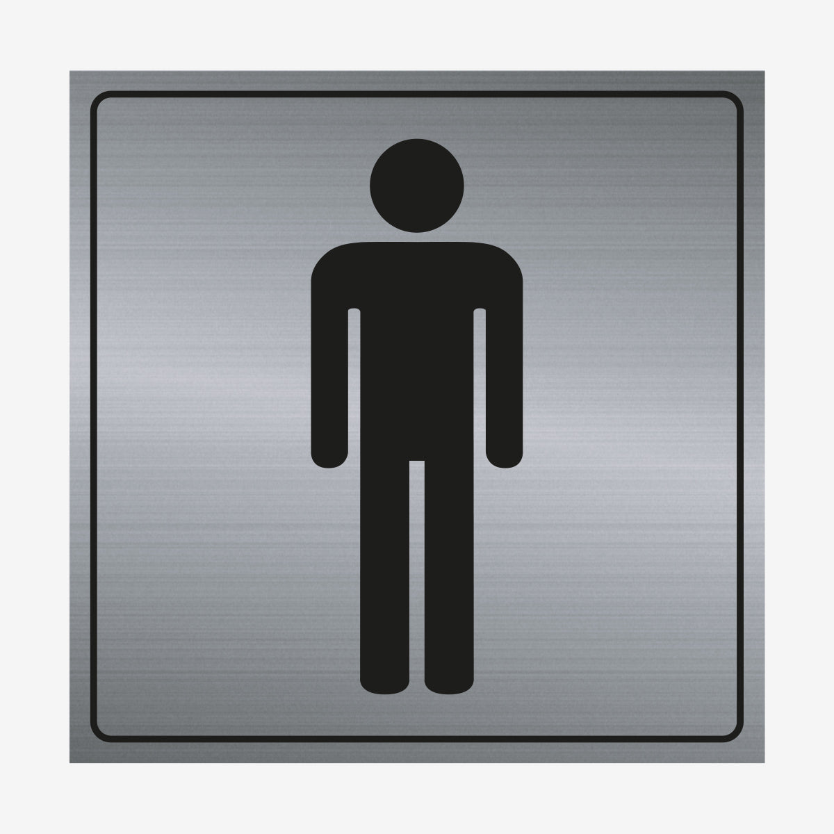 Herrtoalett en Skylt från Nordisk skylt