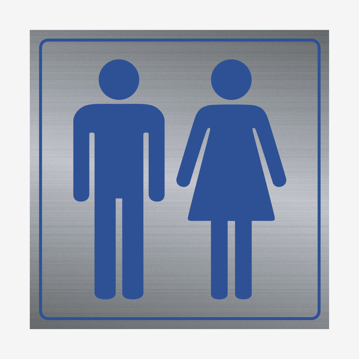 Herr- & Damtoalett en Skylt från Nordisk skylt