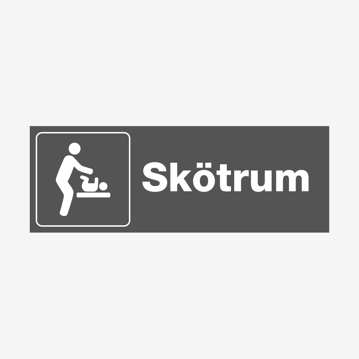 Skötrum en Skylt från Nordisk skylt