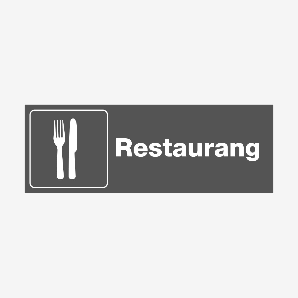 Restaurang en Skylt från Nordisk skylt