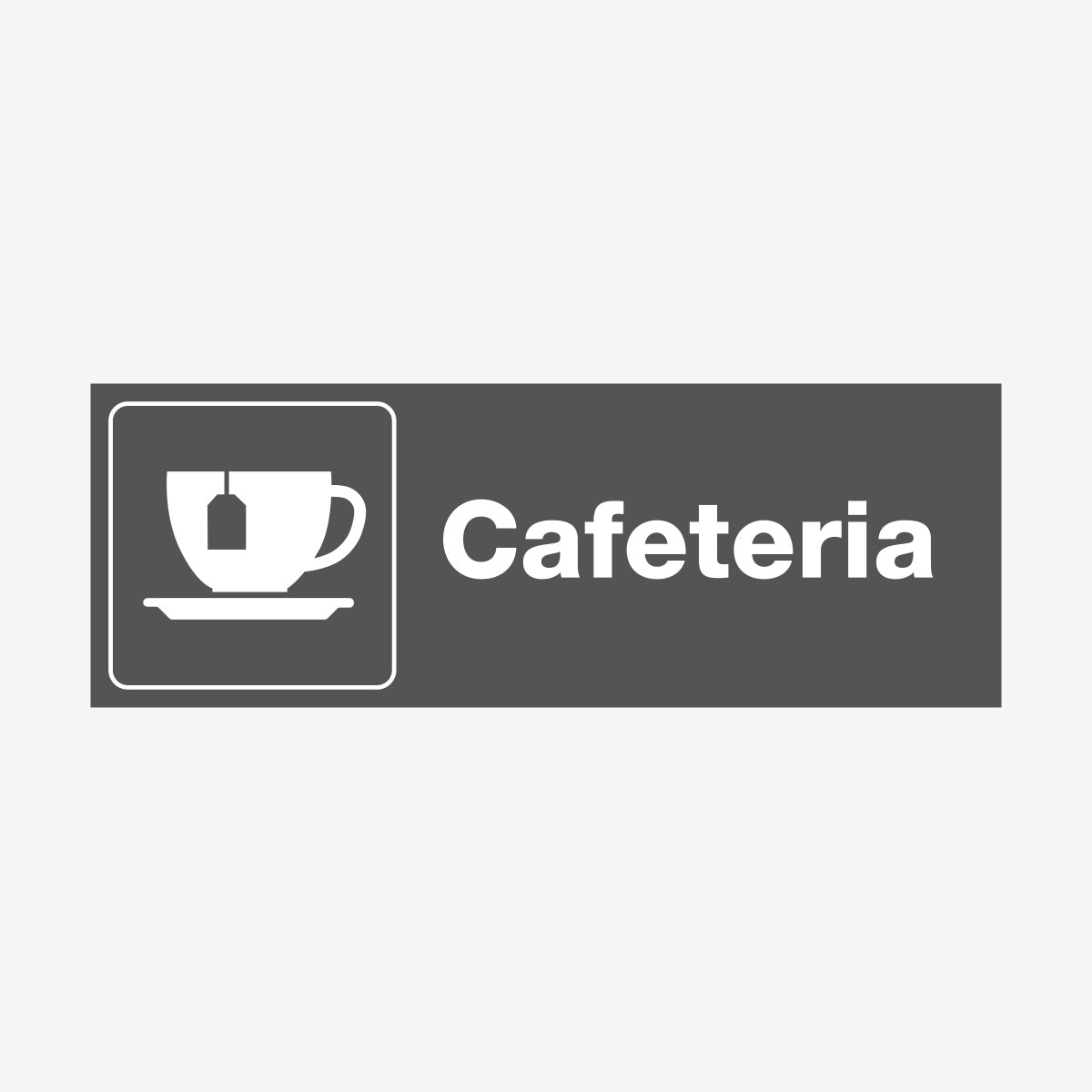 Cafeteria en Skylt från Nordisk skylt