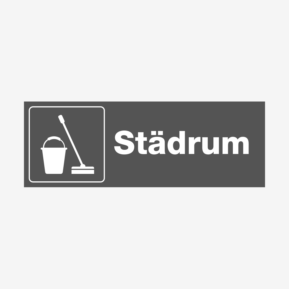 Städrum en Skylt från Nordisk skylt