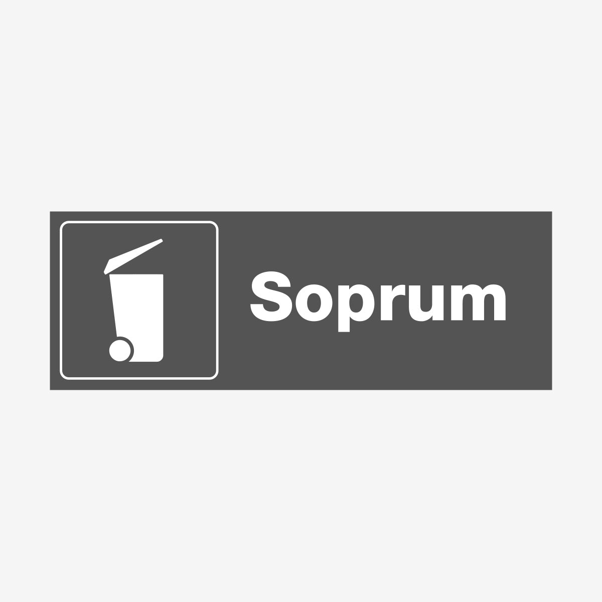 Soprum en Skylt från Nordisk skylt