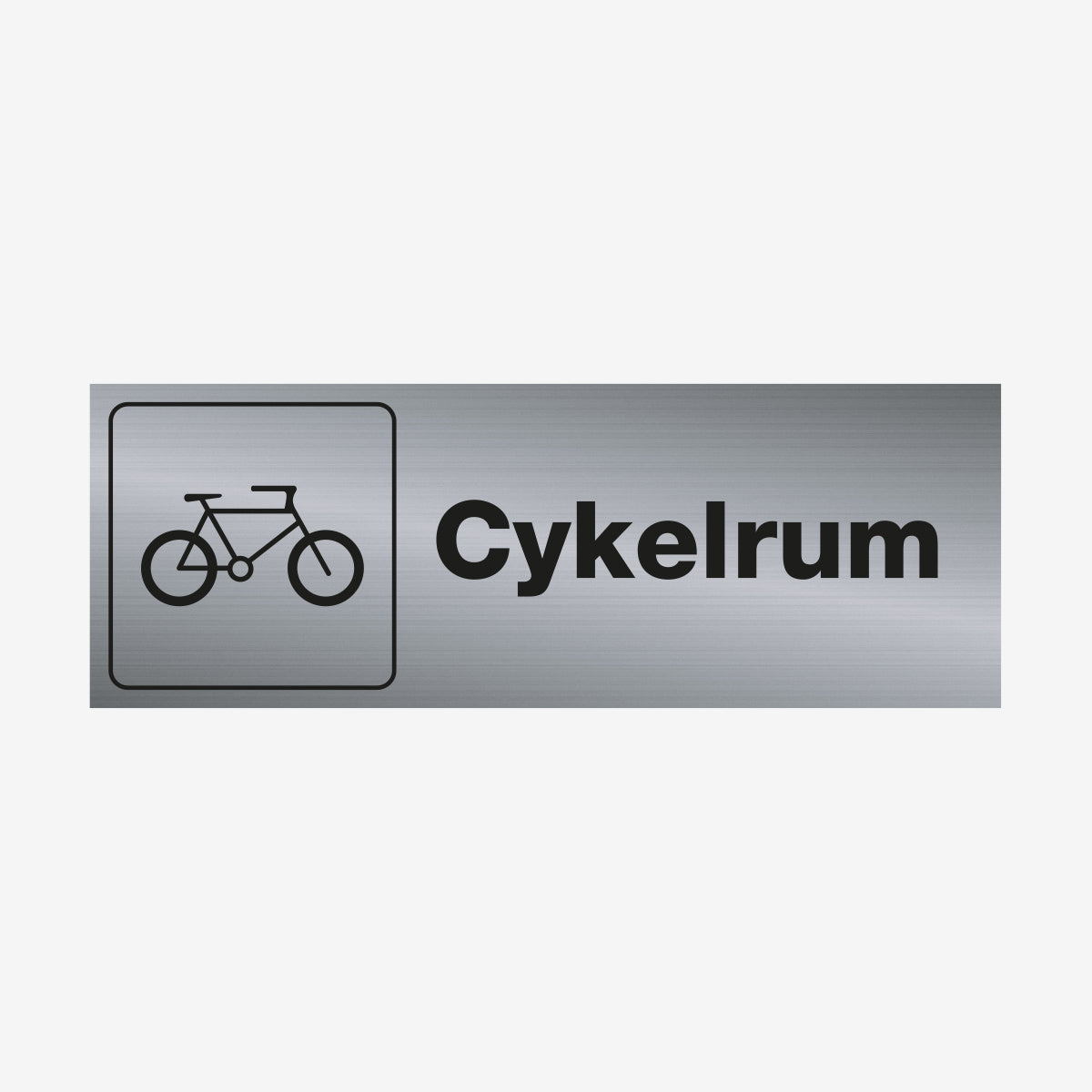 Cykelrum en Skylt från Nordisk skylt