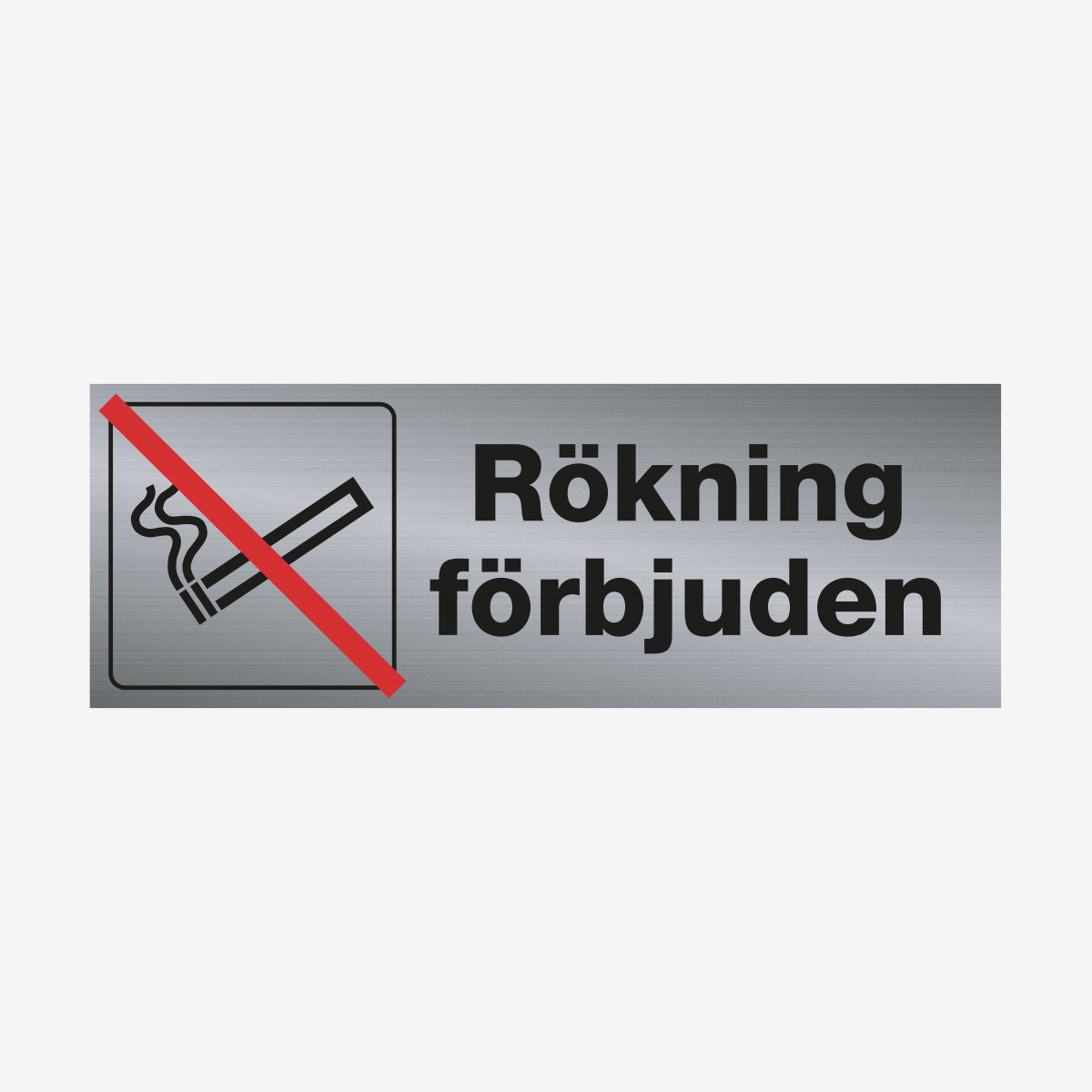 Rökning förbjuden en Skylt från Nordisk skylt