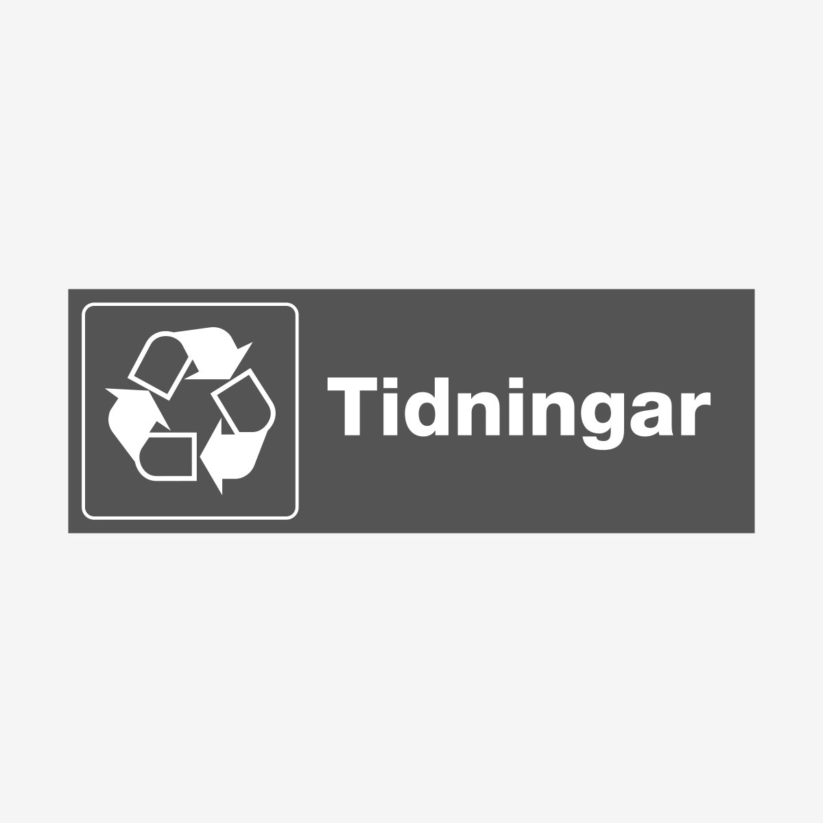 Tidningar en Skylt från Nordisk skylt