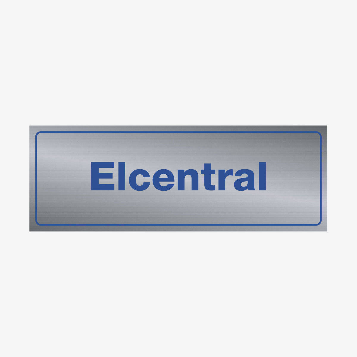 Elcentral en Skylt från Nordisk skylt