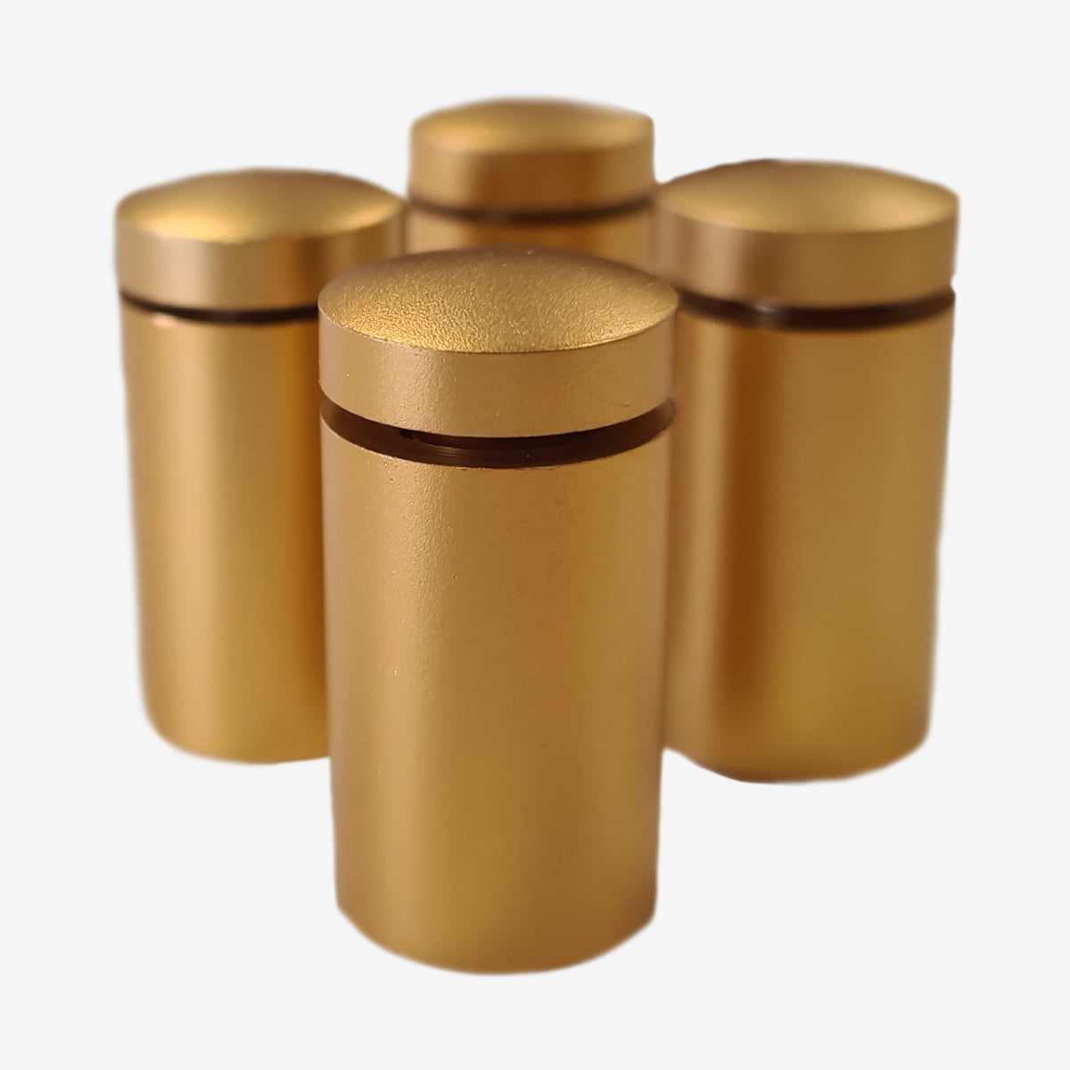 Distanser Mässing 4-pack en Skylt från Nordisk skylt