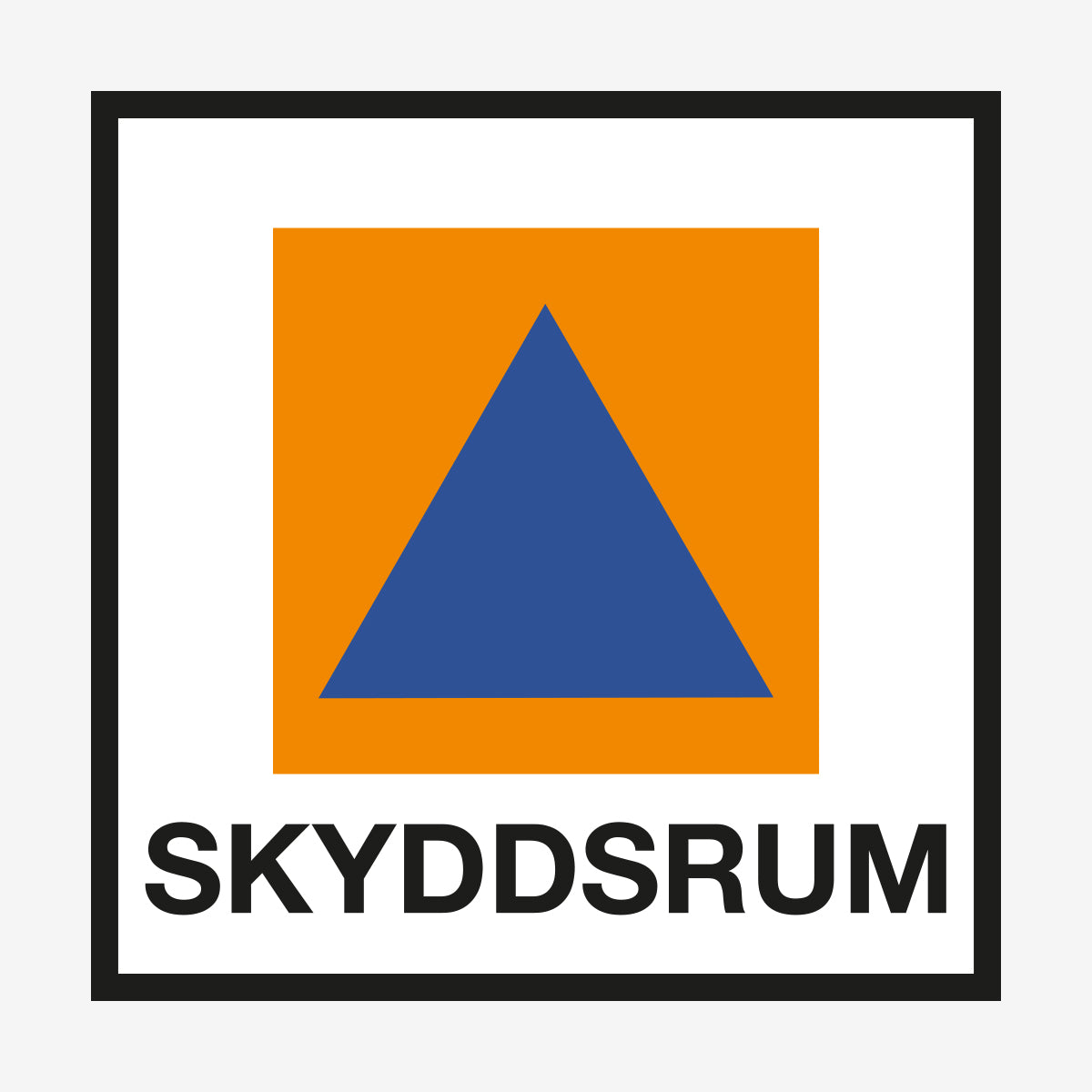 Skyddsrumsskylt