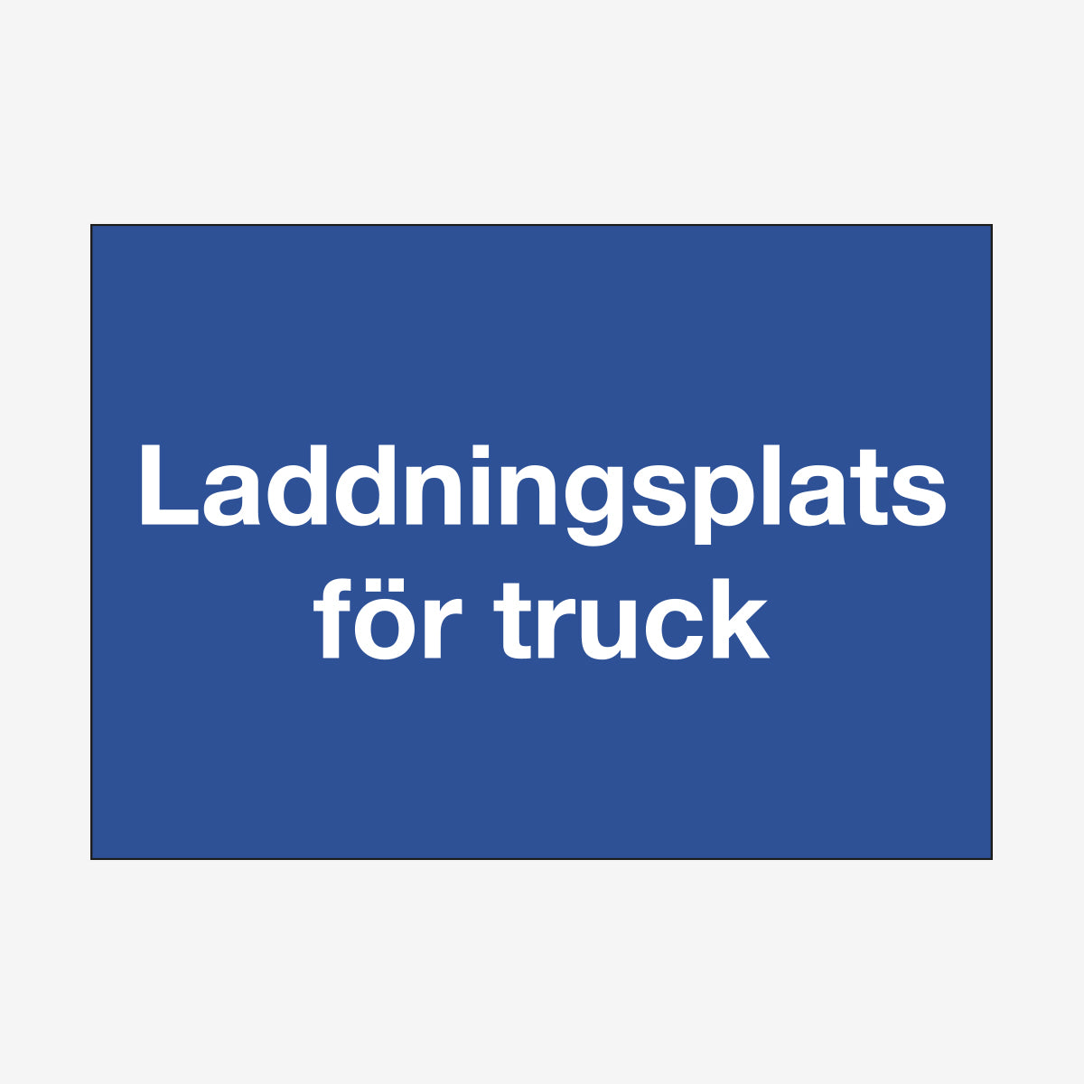 Laddningsplats för truck