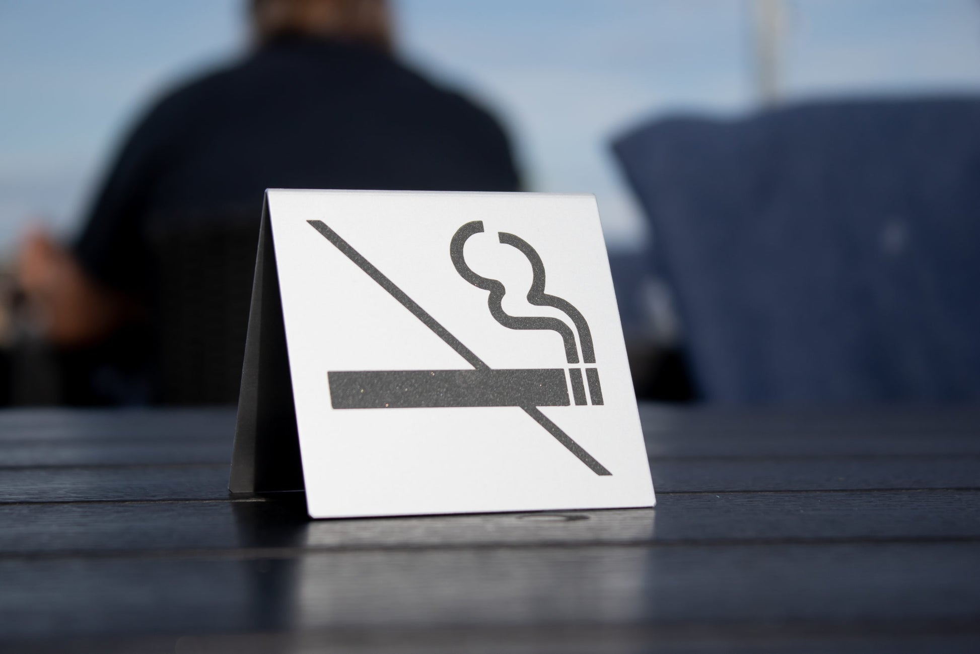 Rökning förbjuden en Skylt från Nordisk skylt