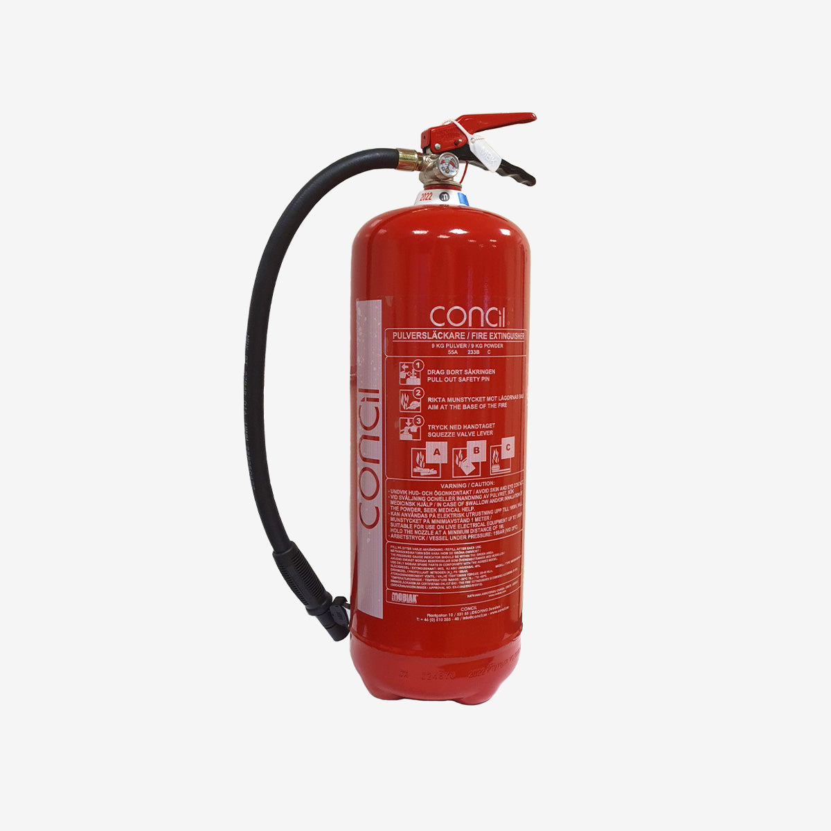 Pulversläckare – 9 KG (55A)