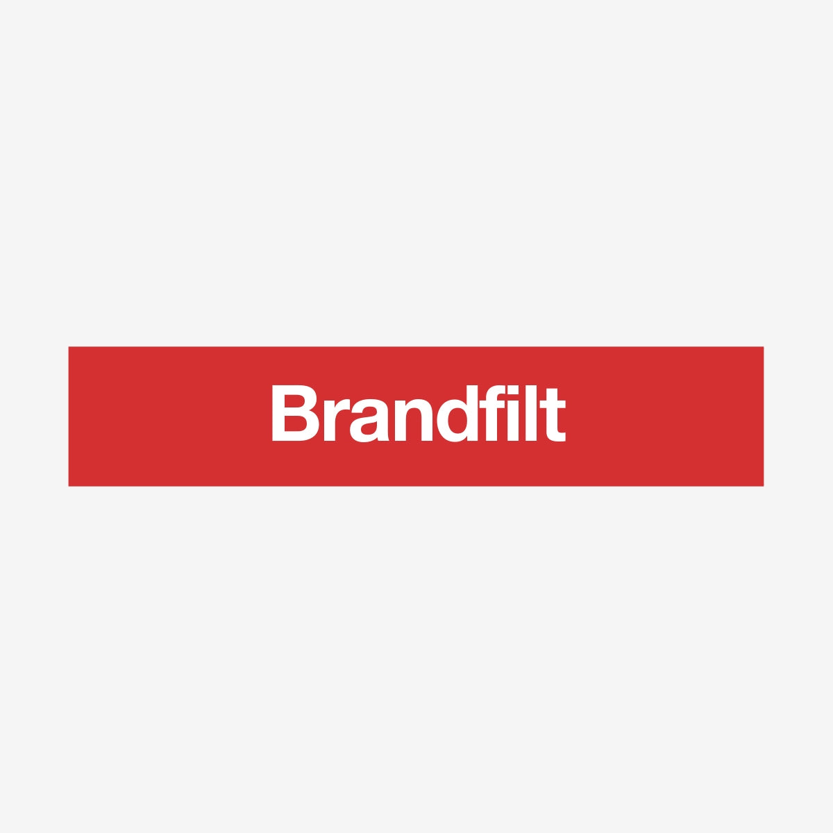 Brandfilt en Skylt från Nordisk skylt