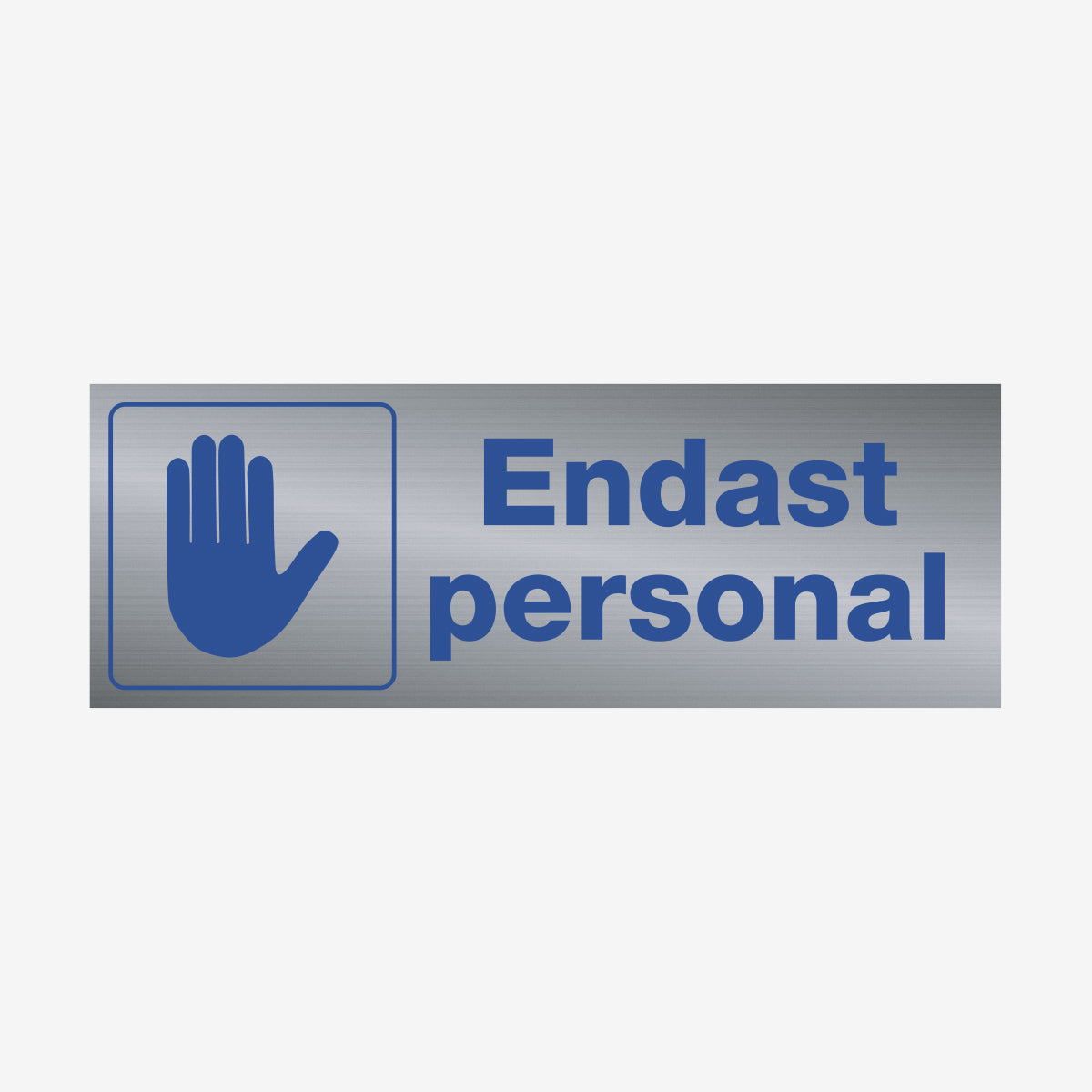 Endast personal