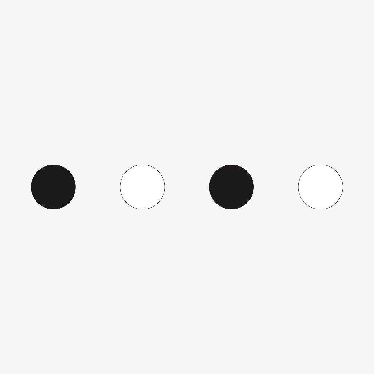 Glasmarkering cirkel