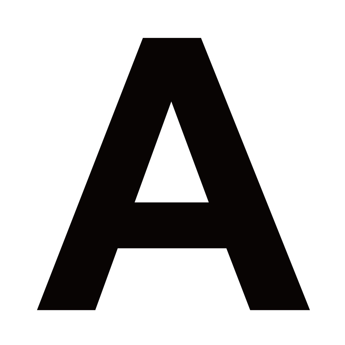 Fasadbokstav A