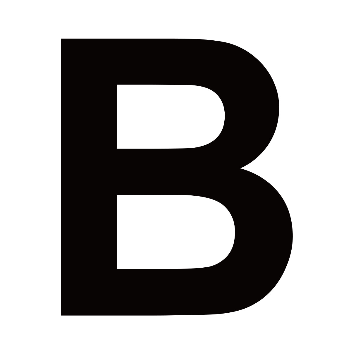 Fasadbokstav B