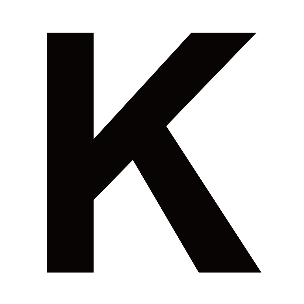 Fasadbokstav K