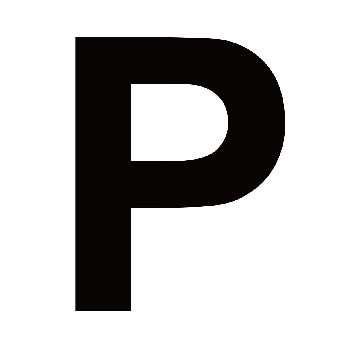 Fasadbokstav P