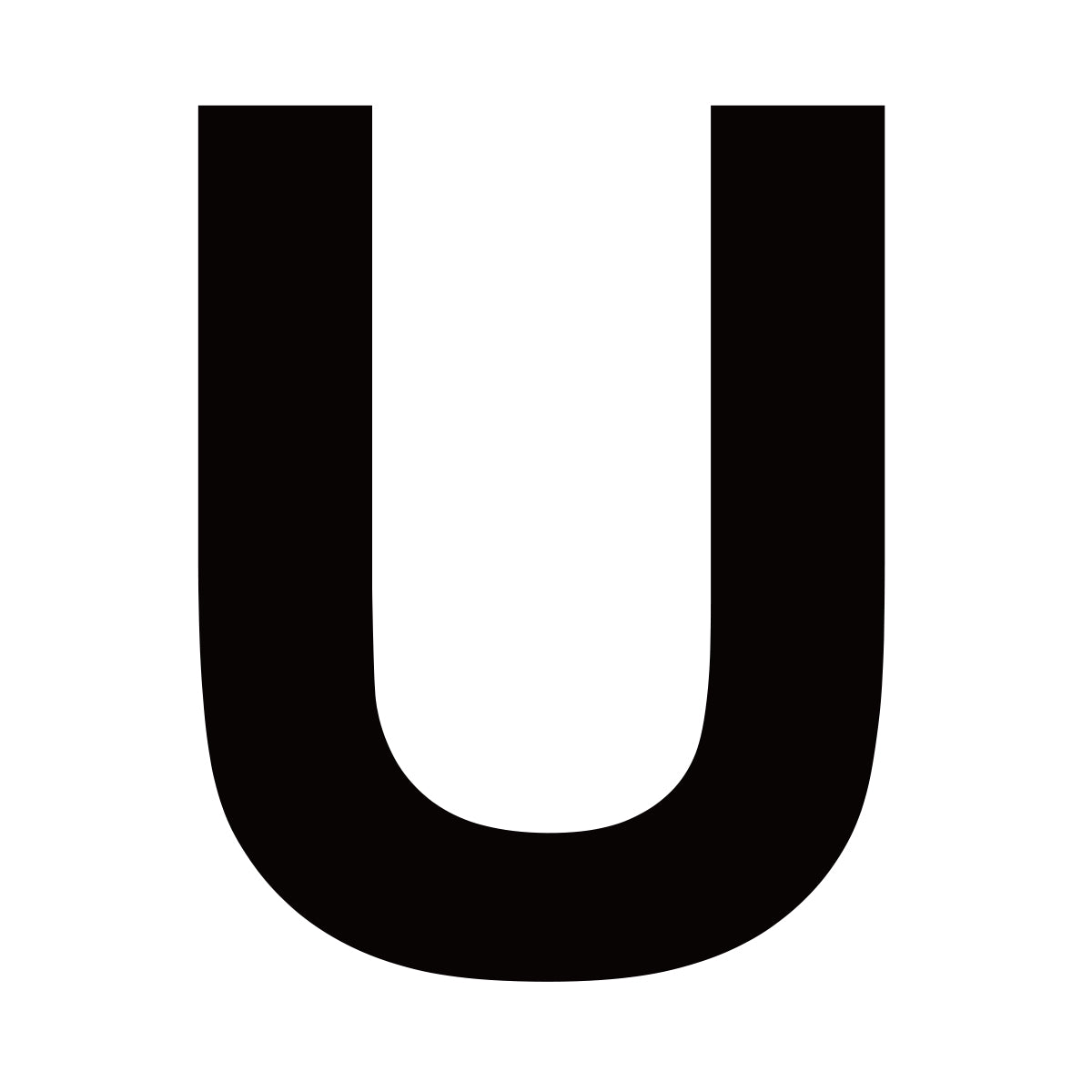 Fasadbokstav U