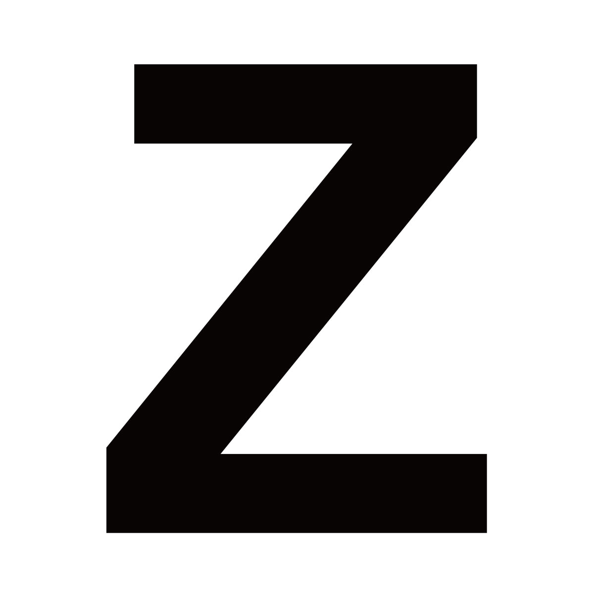 Fasadbokstav Z